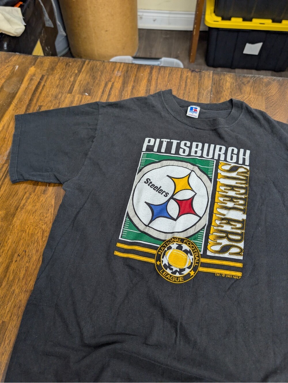 Pittsburgh Steelers Russell Athletic Vintage T Shirt 1993 XL